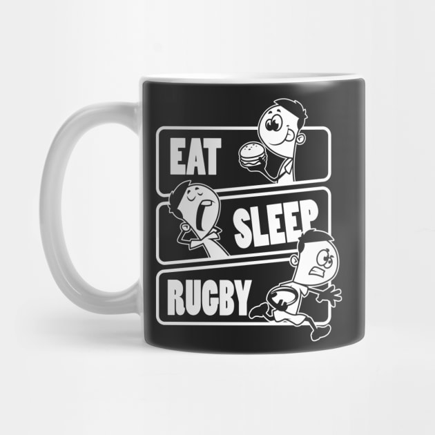 Eat Sleep Rugby - Football player Gift graphic by theodoros20